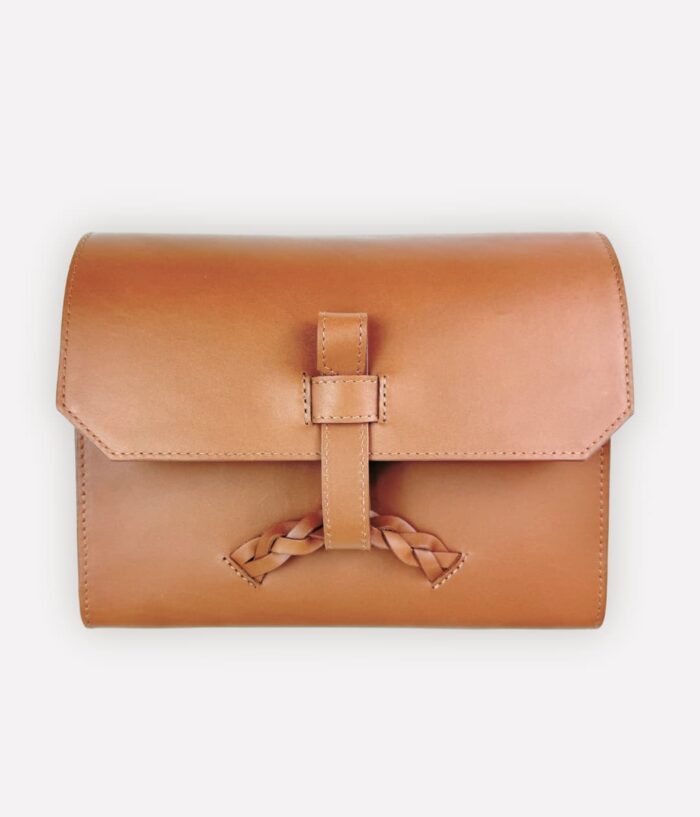 Jasnobrązowa kopertówka Chianti