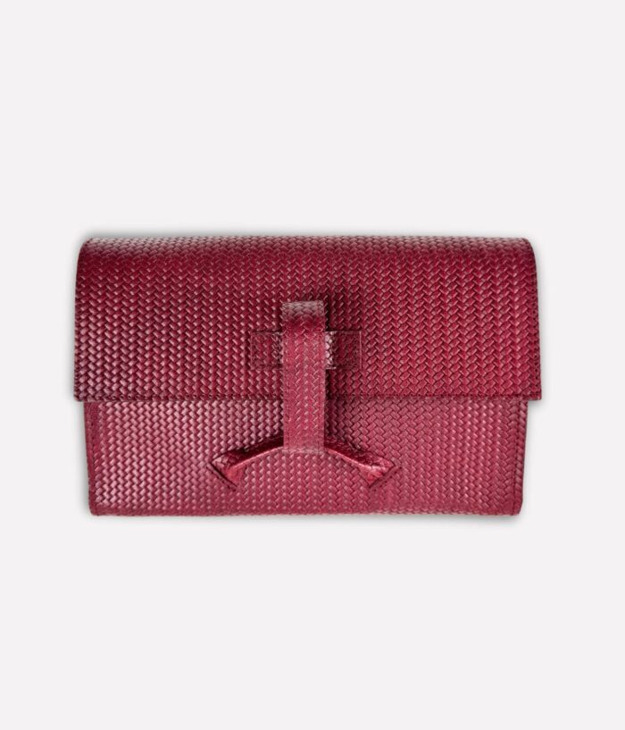 Bordowa kopertówka Barola